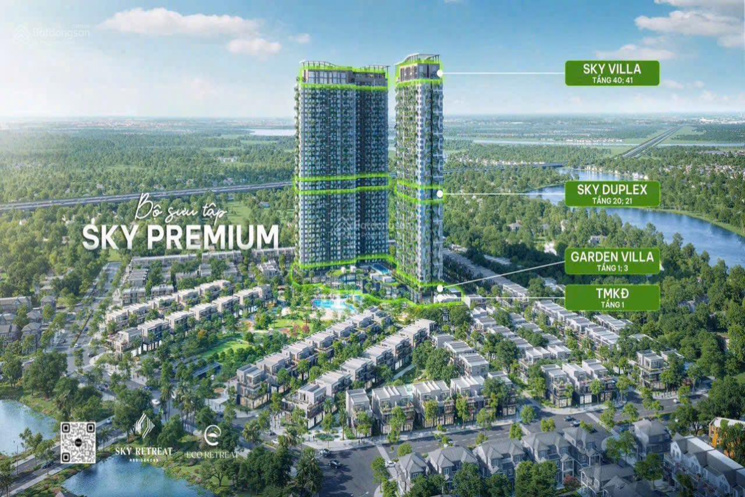 Ra mắt siêu phẩm Sky Premium: Bao gồm căn hộ sky duplex, shophouse khối đế, căn hộ gargen villa,