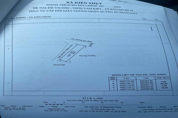 1.77 tỷ – 86.5m2 – Lô góc Tam Kiệt, Kiến Thụy – Zalo 0567222555