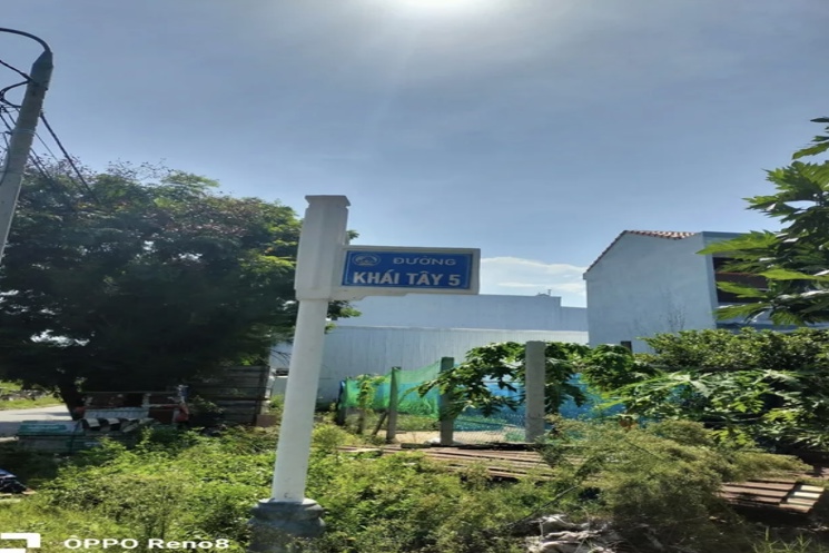 Lô đất mặt tiền Khái Tây 5 . DT:100m , ngang 5m