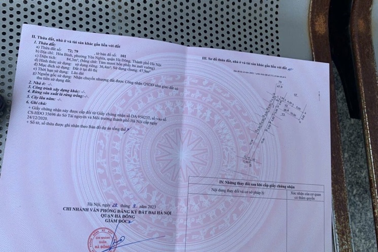 CHÍNH CHỦ BÁN LÔ ĐẤT ĐẸP 36,4M TẠI YÊN NGHĨA-HÀ ĐÔNG-HÀ NỘI