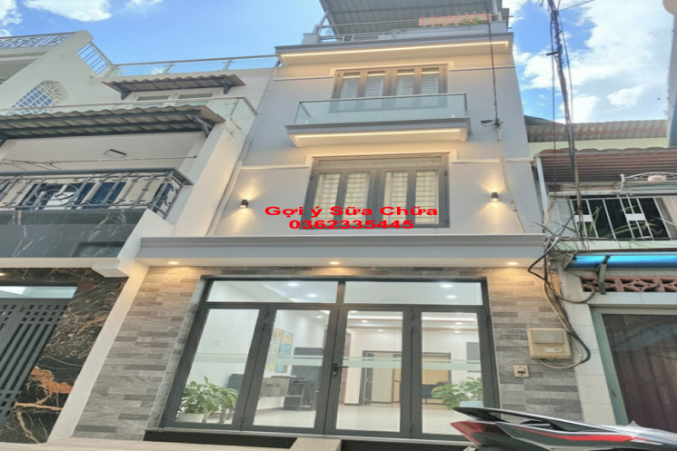 Nhà giá rẻ Nở hậu SHR 4 tầng 31m2 – Võ Văn Kiệt Quận 1 SS