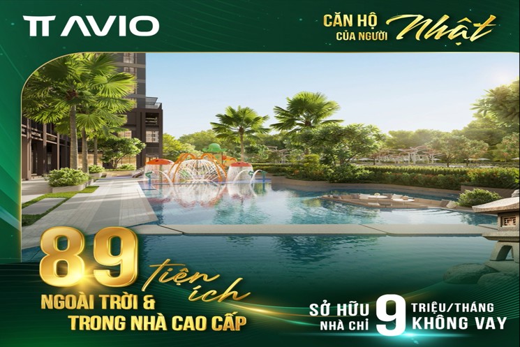 Chỉ cần 9 triệu hàng tháng – Có ngay nhà ở phong cách Nhật tại TT AVIO Bình Dương, gần kề Sài Gòn