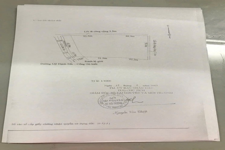 Bán lô đất tại Đức Hòa, Long An 53 × 95m ( 35 tỷ )
