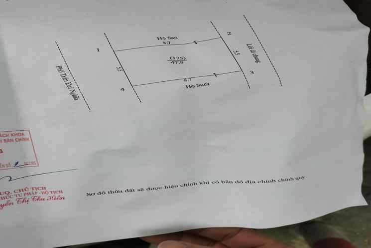 MẶT PHỐ TRẦN ĐẠI NGHĨA - 52m² x 6T - MT 5.5m - VỈA HÈ RỘNG - DÒNG TIỀN - SỔ VUÔNG ĐÉT