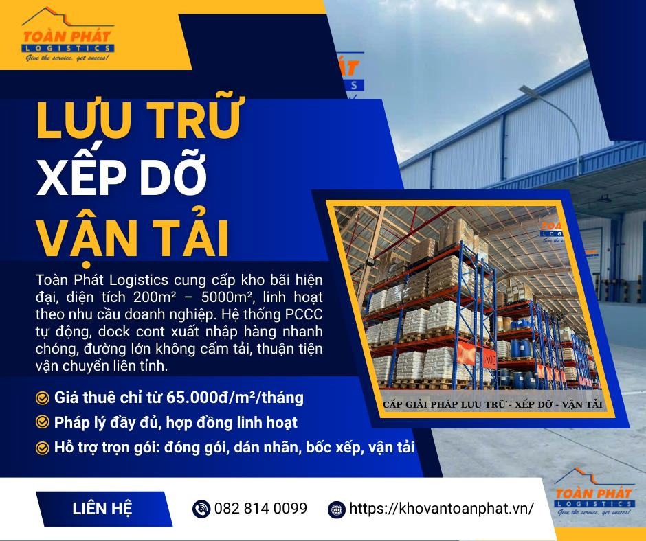 Cho Thuê Kho Logistic Bình Dương Giá Rẻ, Tiện Lợi - KCN Sóng Thần 1