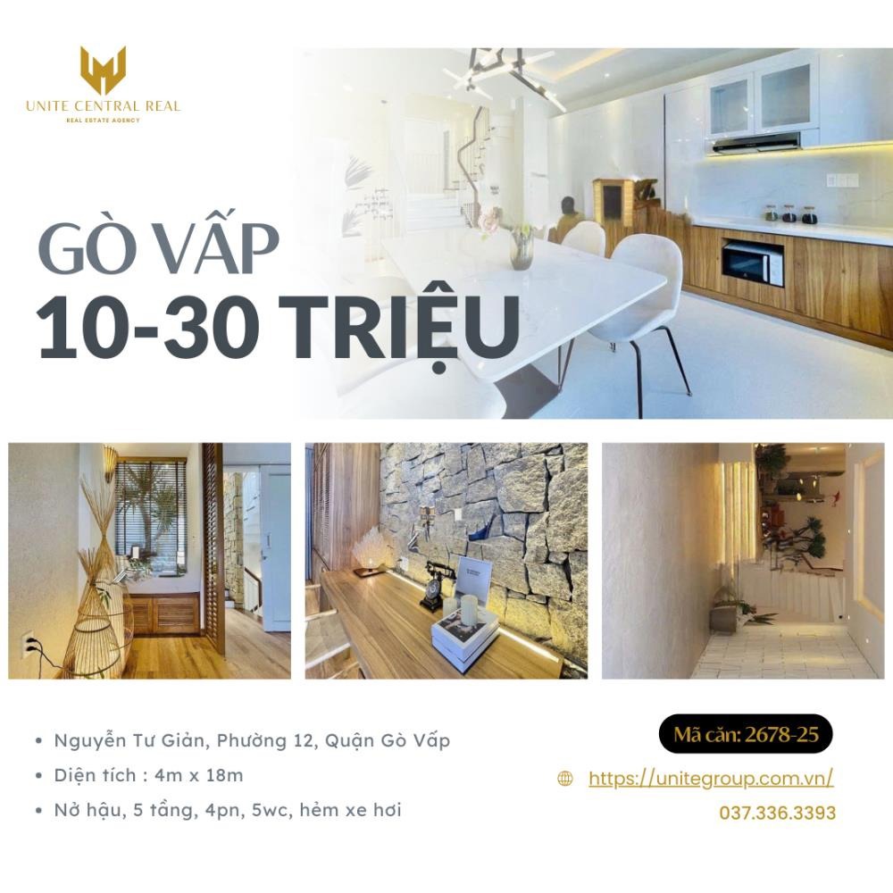 Cho Thuê Nhà Gò Vấp Full Nội Thất: Giá Từ 10-30 Triệu - 2-4 Phòng Ngủ