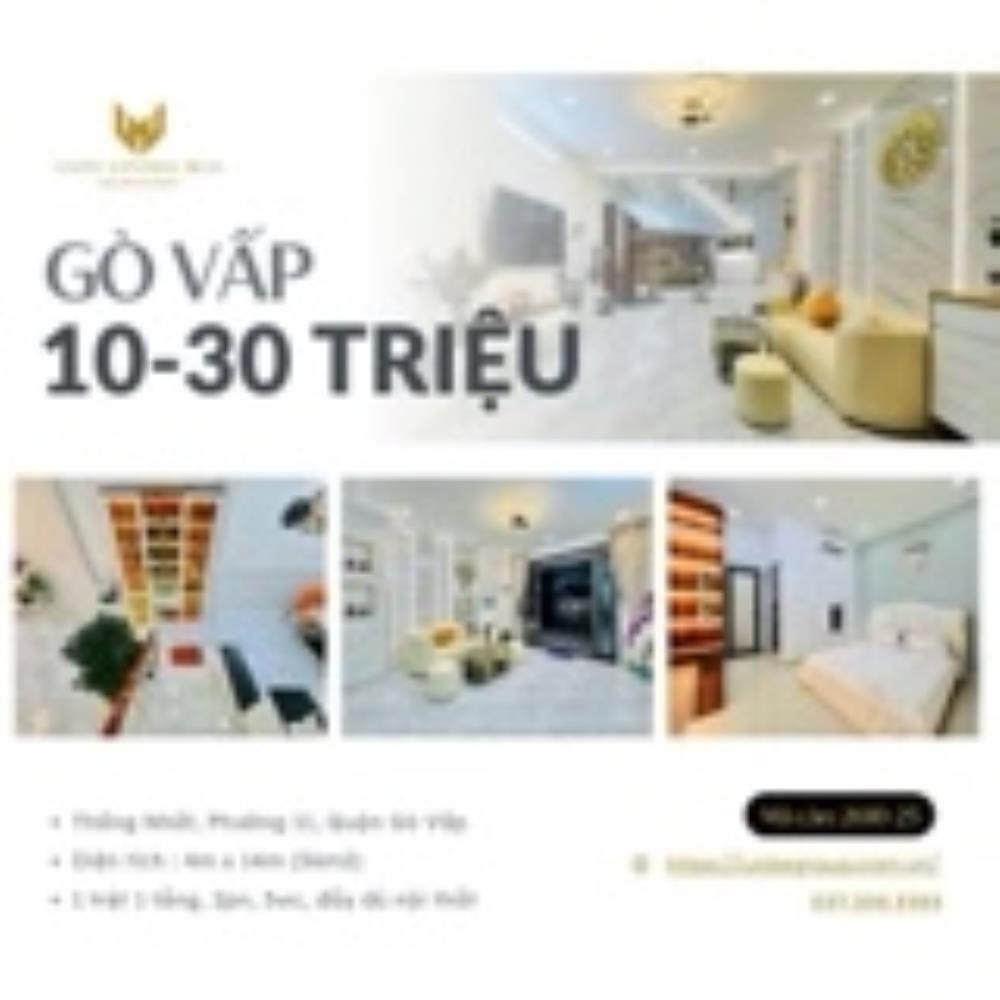 Cho Thuê Nhà Gò Vấp Full Nội Thất: Giá Từ 10-30 Triệu - 2-4 Phòng Ngủ