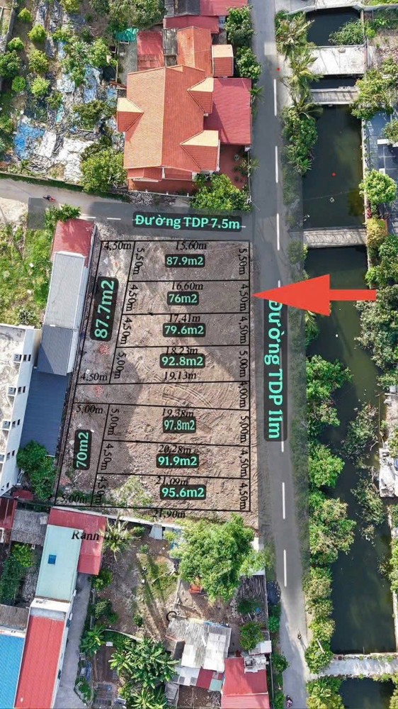 2.4 tỷ - 79.6m2 Hải Thành 2 Dương Kinh HP Zalo 0567222555