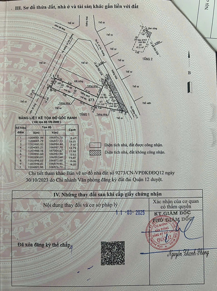 BÁN NHÀ 2 TẦNG ĐÚC (4.3x30) NỠ HẬU MT HIỆP THÀNH 13, Q12 GIÁ 7 TỶ