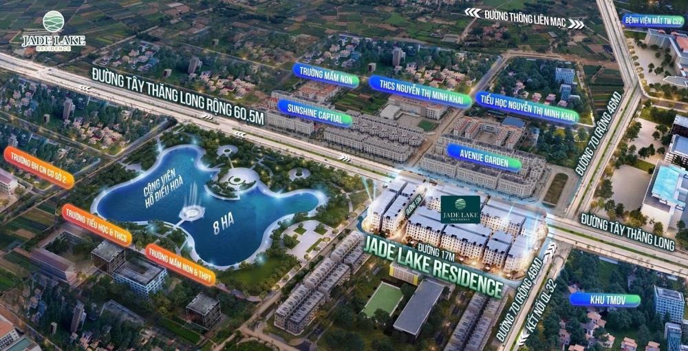 Jade Lake Hoài Đức: Khu Đô Thị Sinh Thái Đẳng Cấp, An Cư Lý Tưởng