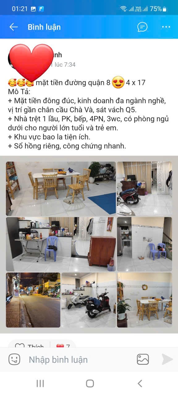 Cho Thuê Mặt Tiền Kinh Doanh 97 Phong Phú, Quận 8 - 17 Triệu/Tháng