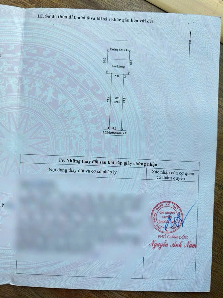 SIÊU PHẨM TRỤC CHÍNH KINH DOANH 109M TẠI HỒNG PHONG-CHƯƠNG MỸ-HÀ NỘI