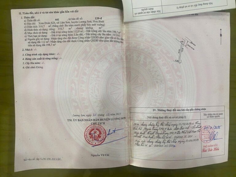 SIÊU PHẨM TRỤC CHÍNH KINH DOANH 629,7M TẠI LÂM SƠN-LƯƠNG SƠN-HÒA BÌNH