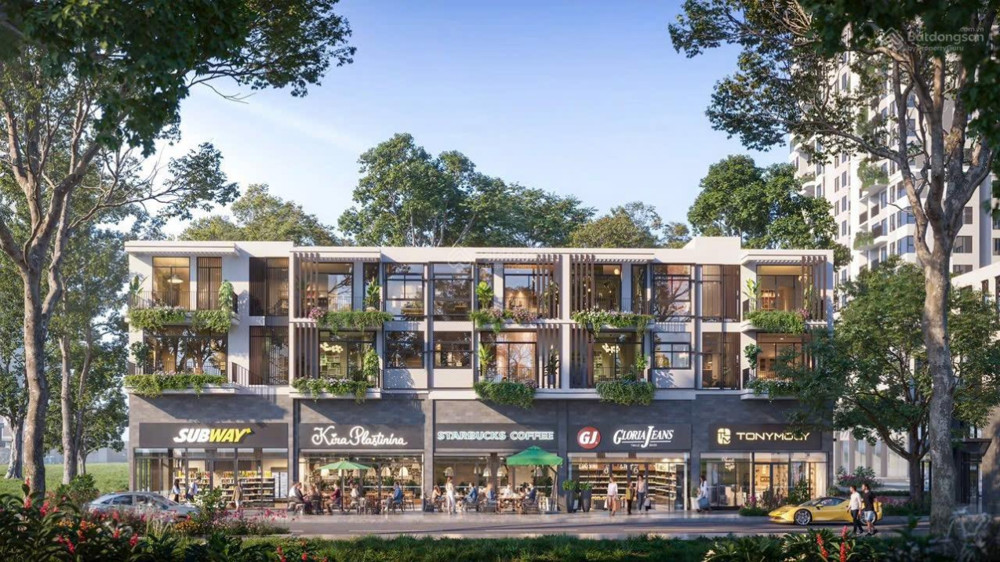 Nhà Phố Eco Long An, Eco Retreat căn Kế Góc Giá VAT 7,1tỷ 100m2