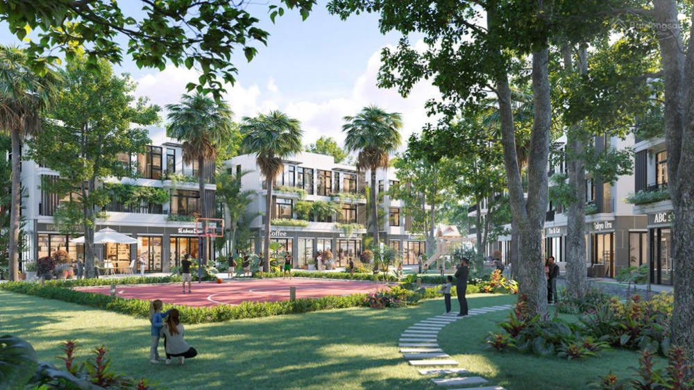 Nhà Phố Eco Long An, Eco Retreat căn Kế Góc Giá VAT 7,1tỷ 100m2