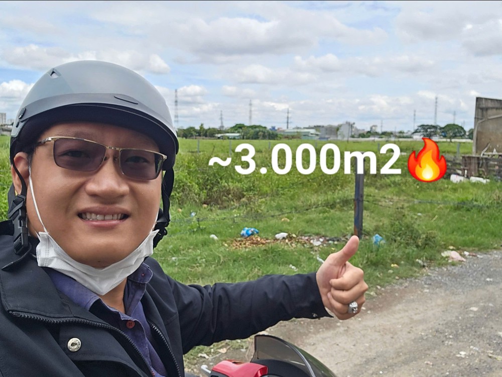 Bán 3000m2 đất 3 mặt tiền 60x50, Xã Hưng Long, Bình Chánh chỉ 2,7tr/m2