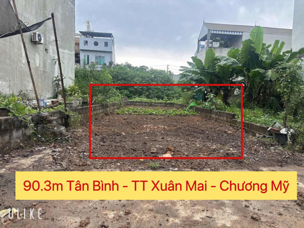 SIÊU HÓT CHÍNH CHỦ BÁN LÔ ĐẤT 90,3M TẠI TT XUÂN MAI-CHƯƠNG MỸ-HÀ NỘI