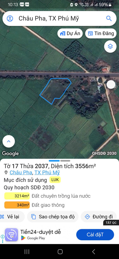 Chủ cần bán 3556mv mt châu pha suối nghệ