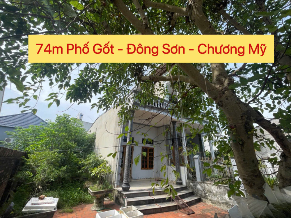 BÁN ĐẤT TẶNG NHÀ 1 TẦNG 74M TẠI ĐÔNG SƠN-CHƯƠNG MỸ-HÀ NỘI