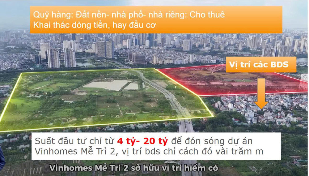 NHÀ SIÊU ĐẸP - GIÁ TỐT Đón sóng đầu cơ dự án Vinhomes Mễ Trì 2, Nam Từ Liêm- Suất đầu tư chỉ từ 4 tỷ