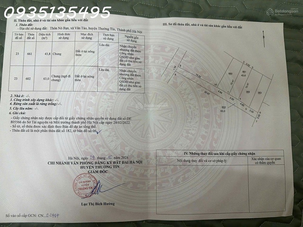 Bán nhà 3 tầng full nội thất tại Nỏ Bạn Hồng Vân, Thường Tín, Hà Nội