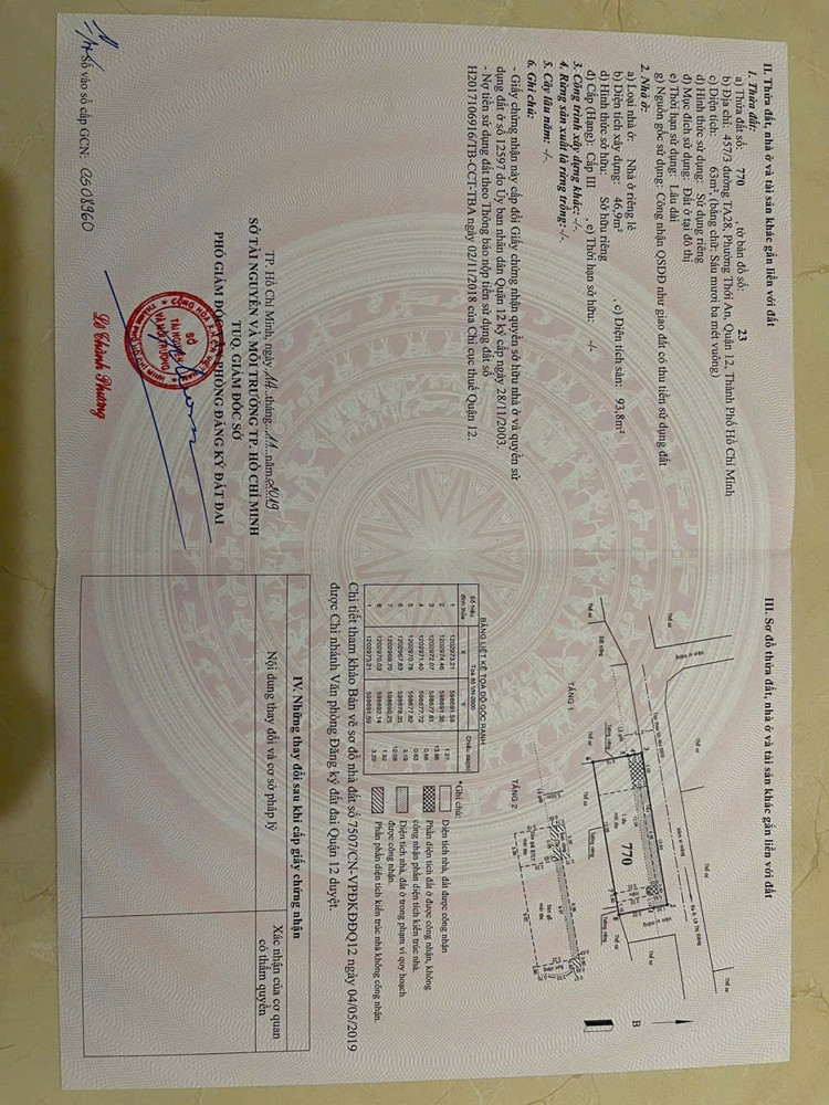 Nhà (4.5X16) Góc 2Mt Hẻm 1/ Lê Thị Riêng, Quận 12 – 3Pn – Giá Chỉ 3.66T