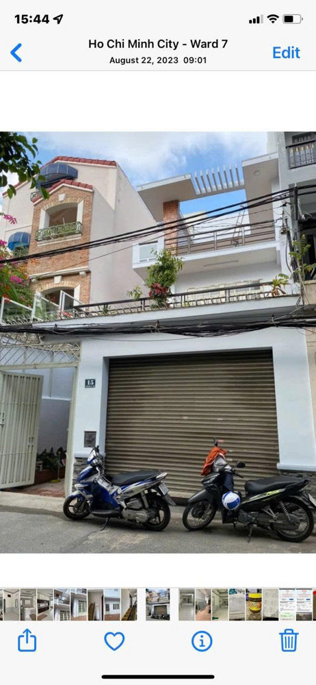 Bán Nhà Mặt Tiền 15 Vân Côi , Phường 7, Quận Tân Bình