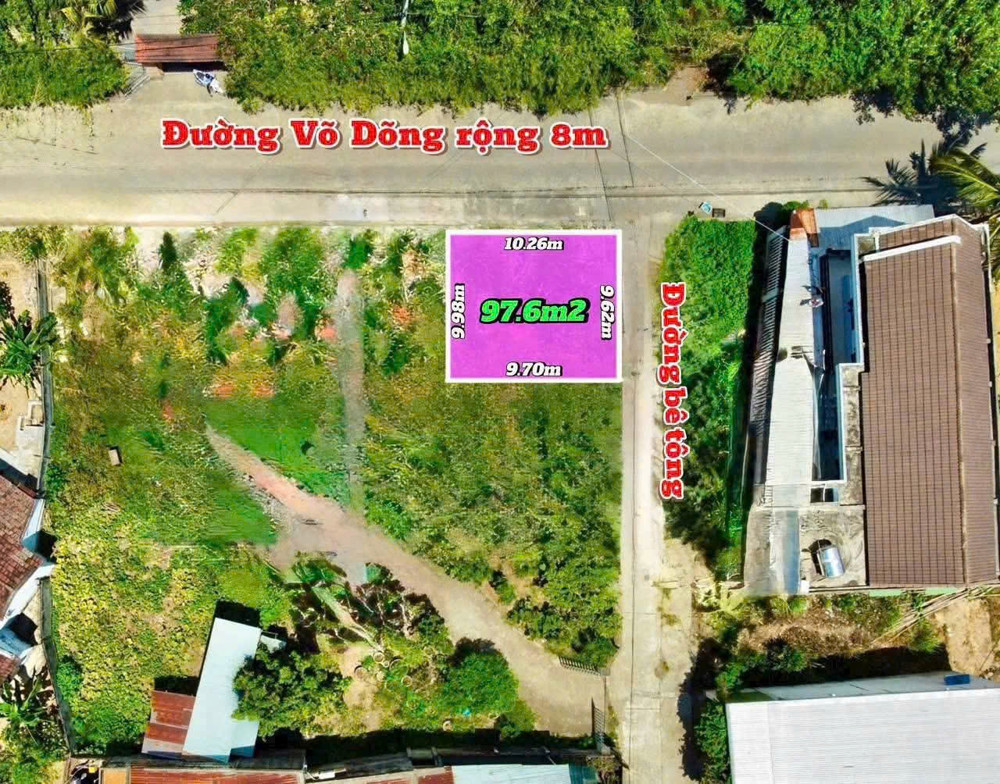 Hàng Víp Sót 2 LÔ Mặt Tiền _ VÕ VÕNG THUỘC. XÃ VĨNH TRUNG . Tây NHA TRANG