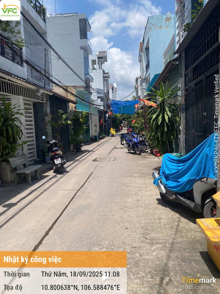 Chợ Bình Thành 64M(4X16) Trệt+3Lầu Kề KDC VĩnhLộc Hồ Trái Tim Chỉ 5,3T