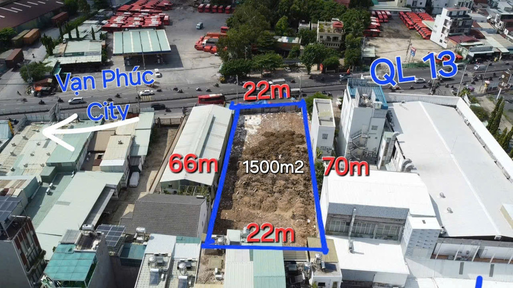 Bán Lô Đất Lớn Mặt Tiền Quốc Lộ 13, Hiệp Bình Phước - TP Thủ Đức, Hồ Chí Minh