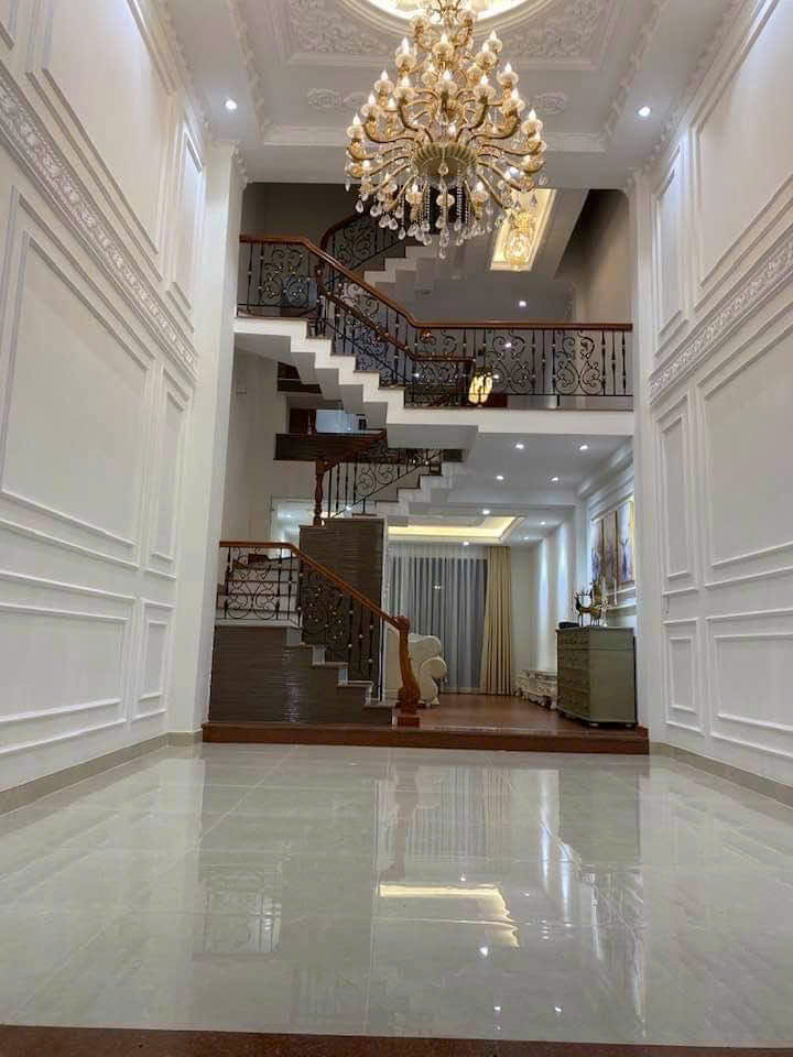 NHÀ MỚI ĐẸP - HXT THÔNG QUANG TRUNG F8 GV - 65M2  5 TẦNG - SỔ VUỐNG, CHỐT 7,6 TỶ