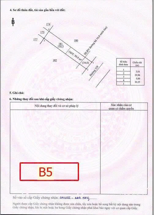 Bán đất mặt tiền Đường Phạm Hồng Thái, 850 triệu, 150m2 50m2 thổ cư, Chơn Thành, Bình Phước