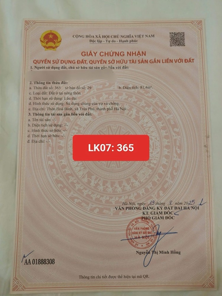 SIÊU PHẨM 81,4M TẠI TRẦN PHÚ-CHƯƠNG MỸ-HÀ NỘI