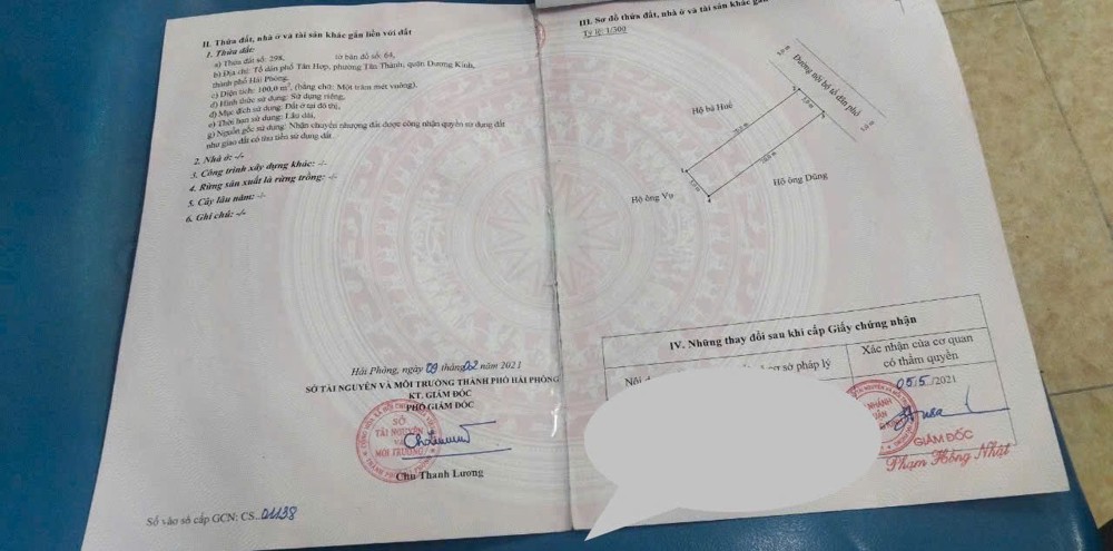 1.7x tỷ 100m2 Ngõ 199 Tân Thành – Dương Kinh Zalo 0567222555