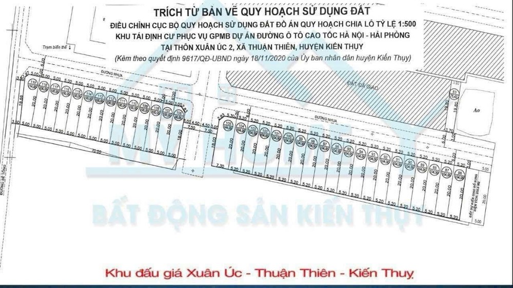 1.5x tỷ - 104m2 đất đấu giá Xuân Úc 2 Thuận Thiên Zalo 0567222555