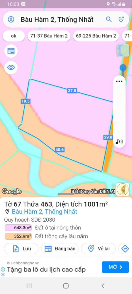 Chỉ 1.68 tỷ (bớt lộc) - Bán Vườn Chôm Chôm Xã Bàu Hàm 2 - Thống nhất - Đồng Nai