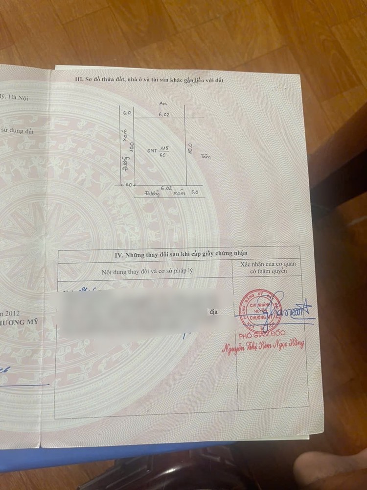 SIÊU PHẨM HIẾM CÓ 60M TẠI THỦY XUÂN TIÊN-CHƯƠNG MỸ-HÀ NỘI