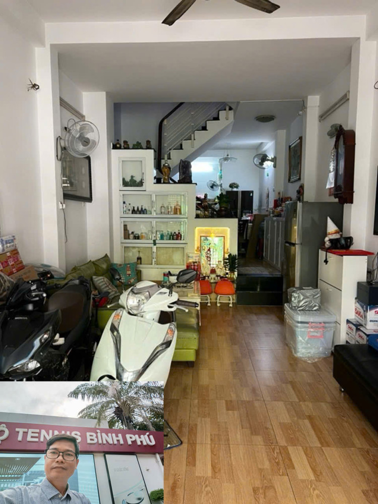 NHÀ MẶT TIỀN KHU DÂN CƯ BÌNH PHÚ CẠNH CÔNG VIÊN GẦN HẬU GIANG  QUẬN 6 , 4 x16M , 4 TẦNG CHỈ 9TỶ