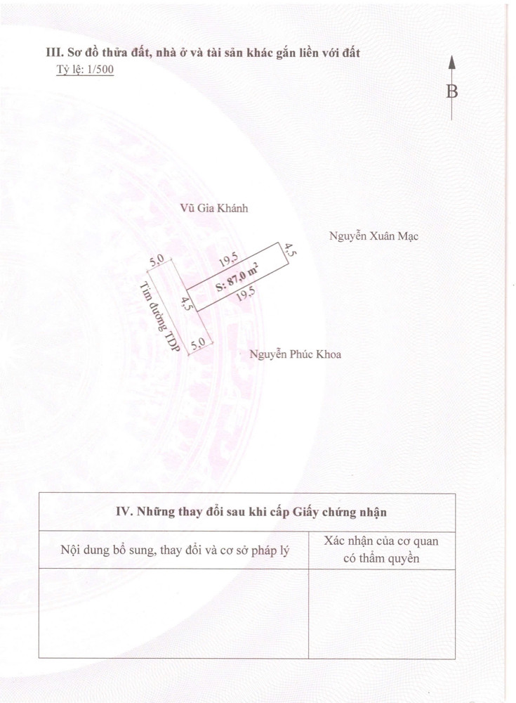 2x triệu/m2  87m2 Tân Thành Dương Kinh Zalo 0567222555