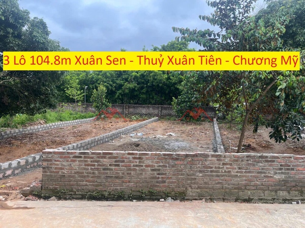 SIÊU PHẨM 3 LÔ ĐẤT 104,8M-98,4M-91,9M TẠI THỦY XUÂN TIÊN-CHƯƠNG MỸ-HÀ NỘI