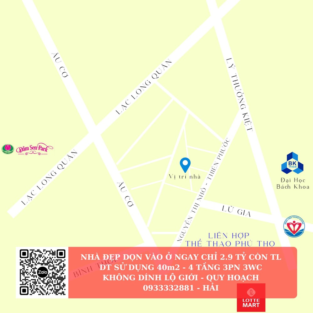 2.9 TỶ CÒN TL - ĐƯỜNG ÂU CƠ - NHÀ ĐẸP VÀO Ở NGAY 4 TẦNG 3PN 3WC  NGAY VÒNG XOAY LÊ ĐẠI HÀNH