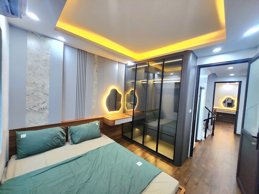Nhà riêng ngõ KĐT mới Đại Kim, ô tô vào nhà, Thang máy, Full đồ, 65m*7 tầng, mặt tiền 5,5m; 23,6 tỷ