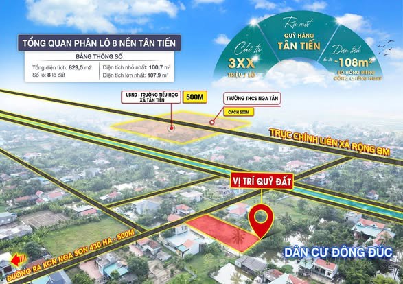 8 LÔ ĐẸP DUY NHẤT – SỔ SẴN, GIÁ CHỈ HƠN 300TR