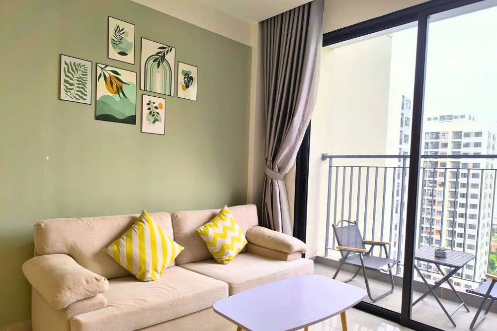 Bán Căn 2PN 59m² – Full nội thất, ban công Đông Nam mát mẻ, Khu Vườn Nhật  3,3 tỷ, đã có sổ, chủ