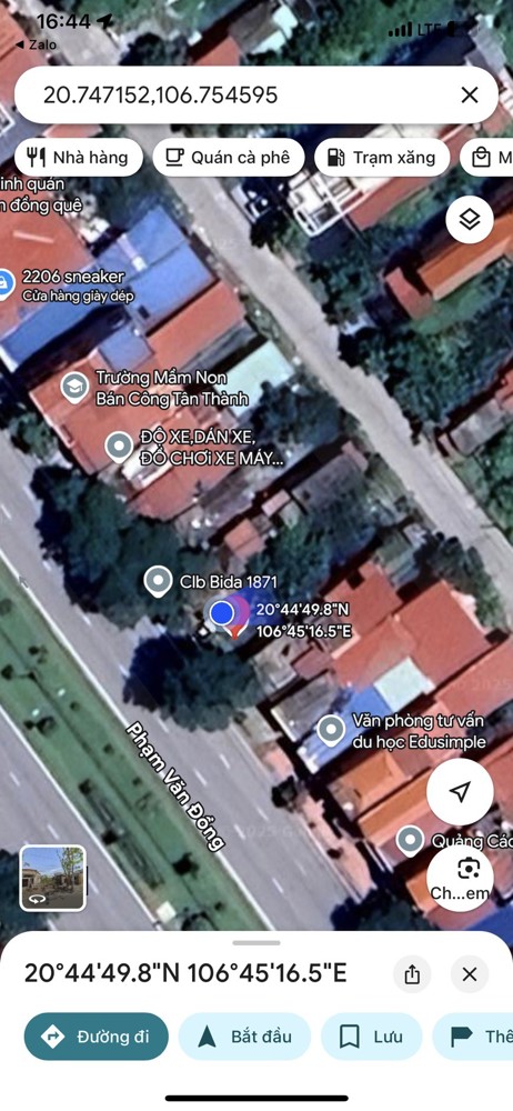 SIÊU PHẨM 2 MẶT TIỀN PHẠM VĂN ĐỒNG 353 – 130M², GIÁ HƠN 8 TỶ – LÔ HIẾM CẠNH KCN ĐỒ SƠN  ZALO 0567