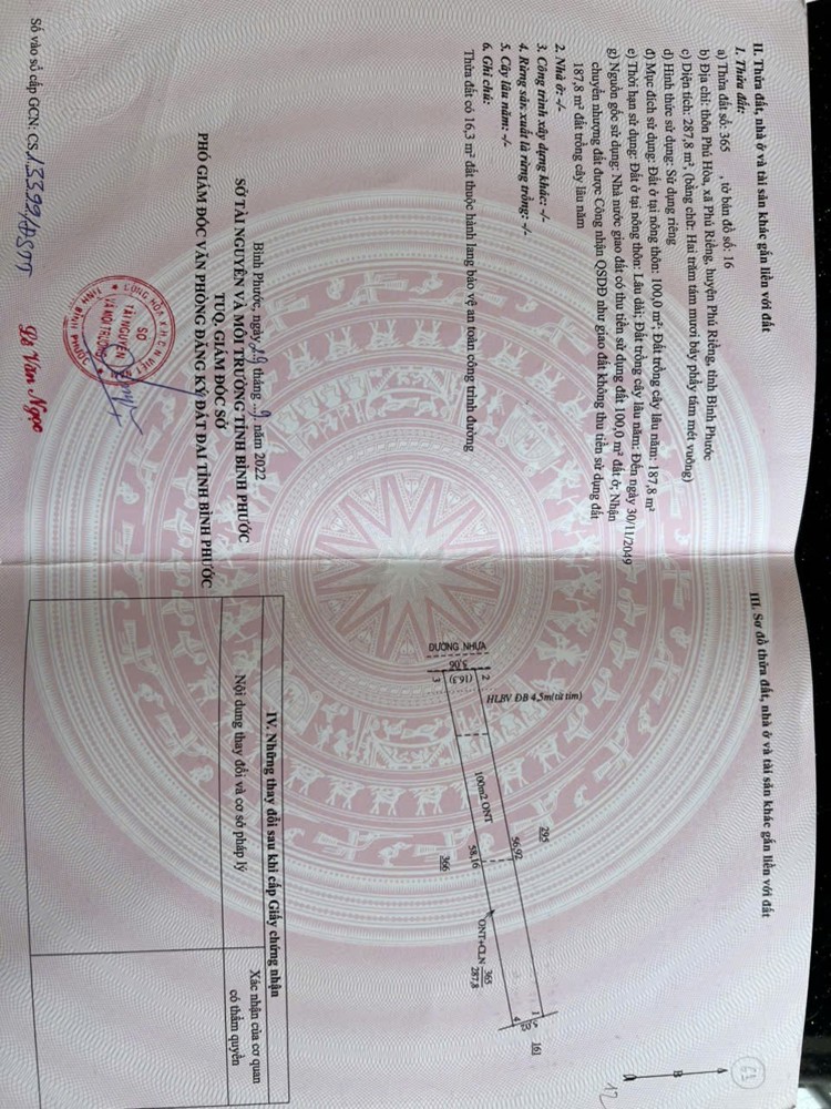 ĐẤT ĐẸP - GIÁ TỐT - Chính Chủ Cần Bán 5 Lô Đất Liền Kề Tại Phú Riềng, Bình Phước