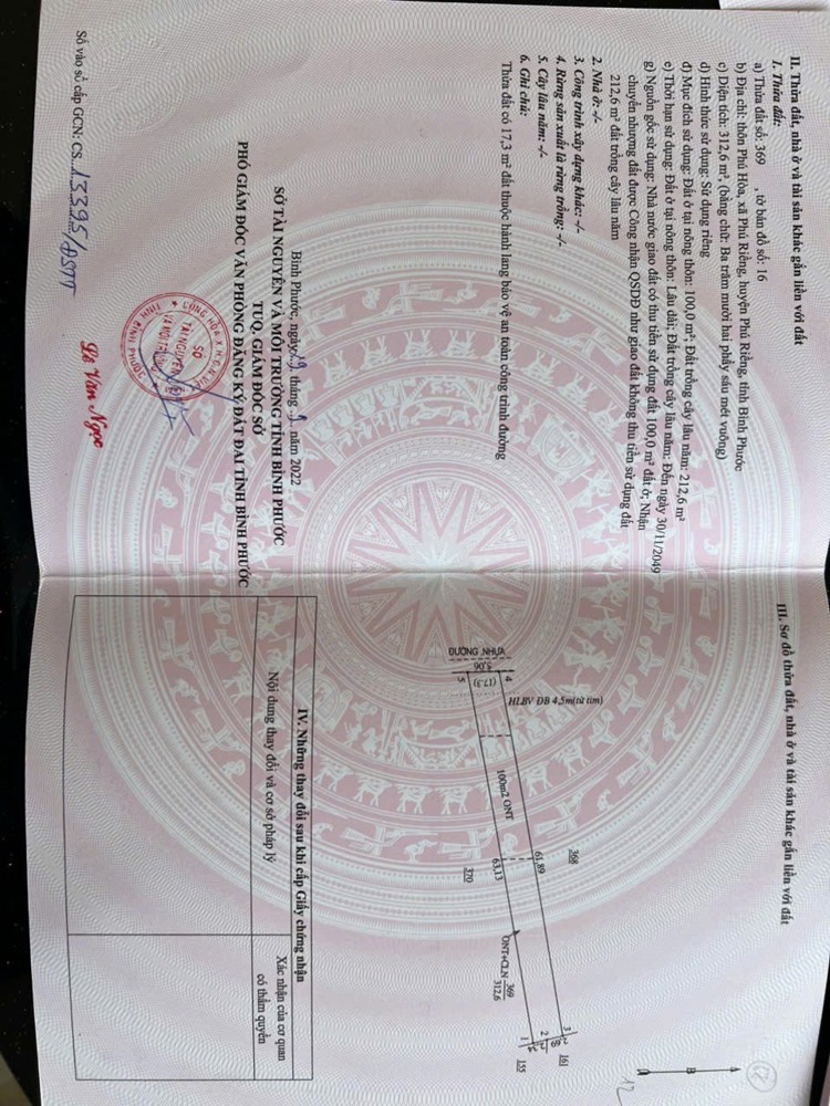 ĐẤT ĐẸP - GIÁ TỐT - Chính Chủ Cần Bán 5 Lô Đất Liền Kề Tại Phú Riềng, Bình Phước