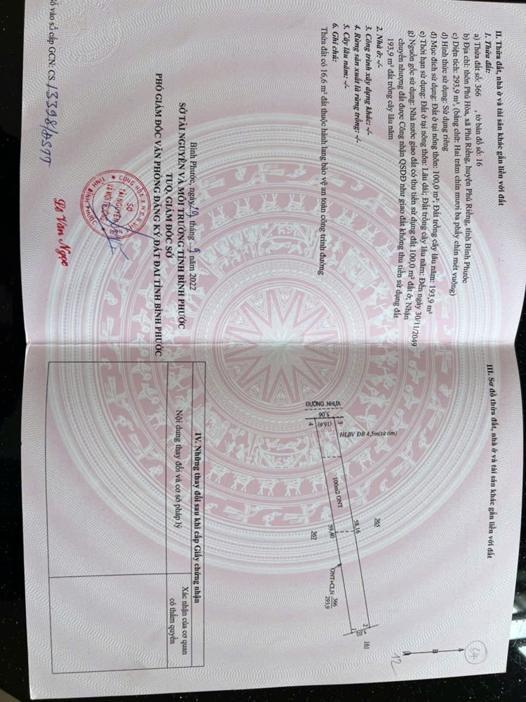 ĐẤT ĐẸP - GIÁ TỐT - Chính Chủ Cần Bán 5 Lô Đất Liền Kề Tại Phú Riềng, Bình Phước