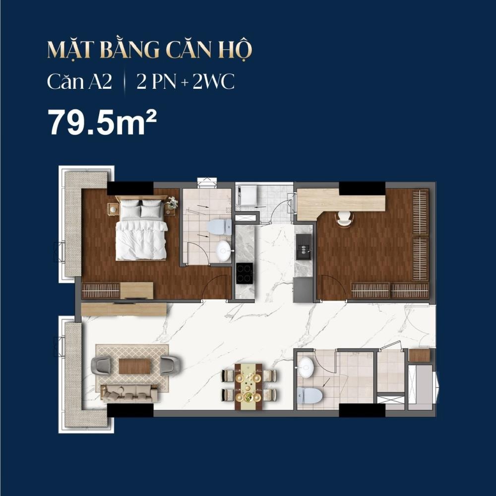 Bán Căn Hộ Terra Luxury Bình Chánh - 79m2 - 4.4 Tỷ - View Đẹp