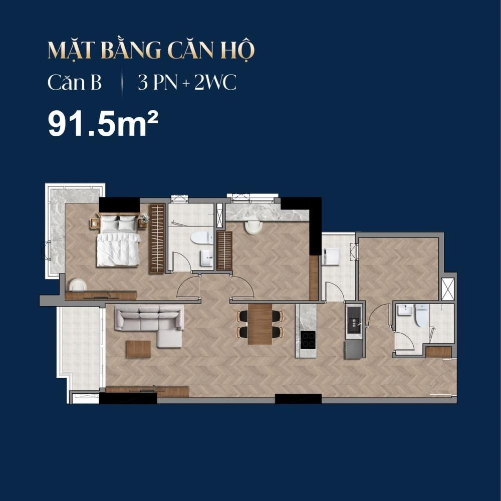 Bán Căn Hộ Terra Luxury Bình Chánh - 79m2 - 4.4 Tỷ - View Đẹp